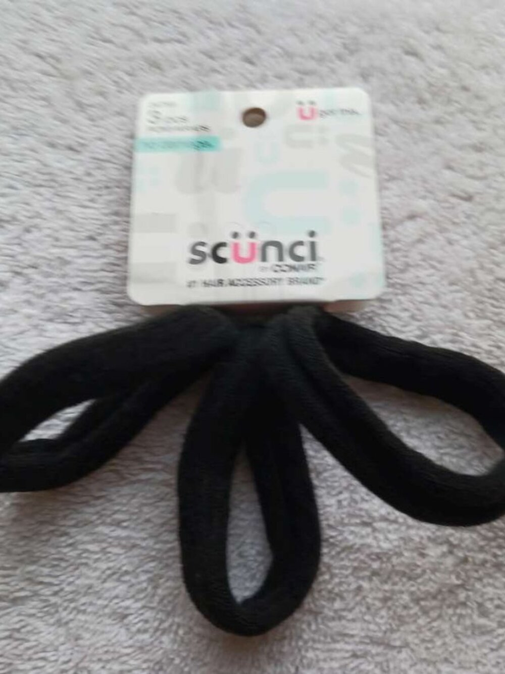 3 Scunci Ponywraps No Damage Large Soft Fabric No Metal Elastics Hair Bands